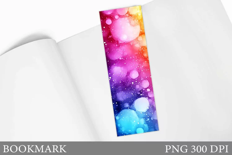 Abstraction Bookmark Design. Abstract Bookmark Sublimation