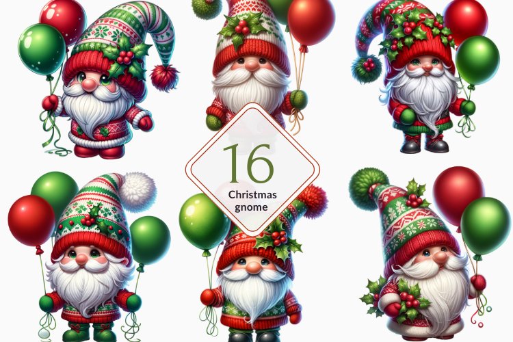Christmas gnome sublimation, Christmas gnomes clipart bundle