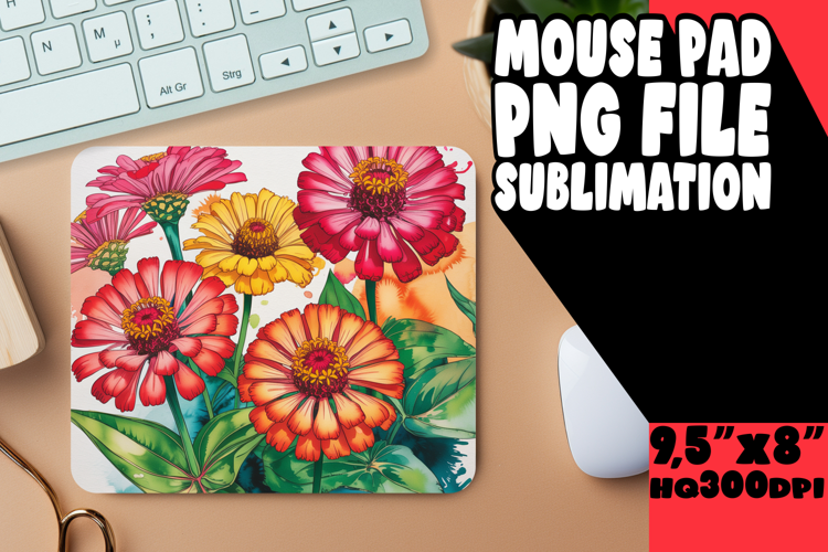 JOYFUL MOUSE PAD PNG ART, Flowers