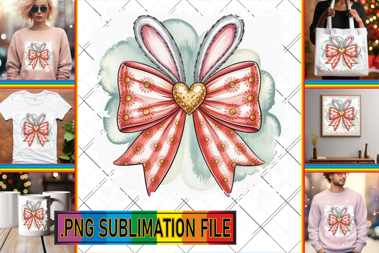 Bright TSHIRT Magic PNG, Easter Bow