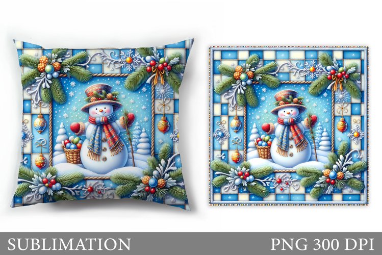 Cute Snowman Clipart Image 9