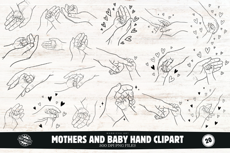 Holding Hands Clipart Image 5