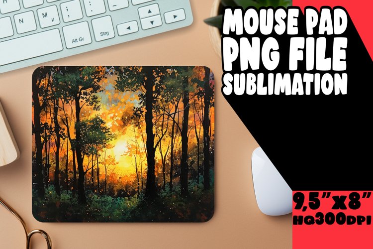 Serenity Beauty Mouse Pad Sublimation