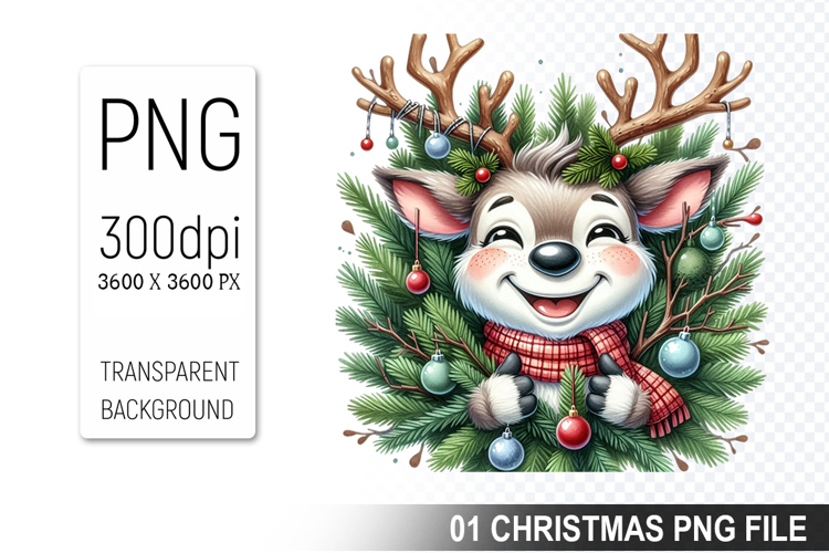 Reindeer Clipart Image 23