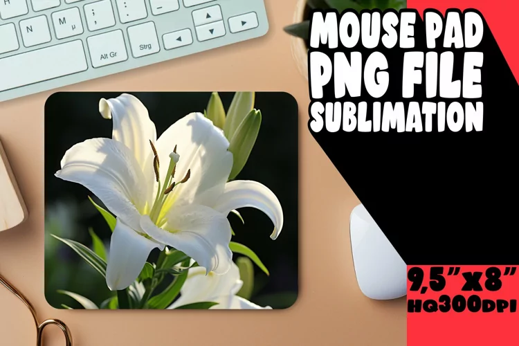 Spring Blossoms 3D Mouse Pad