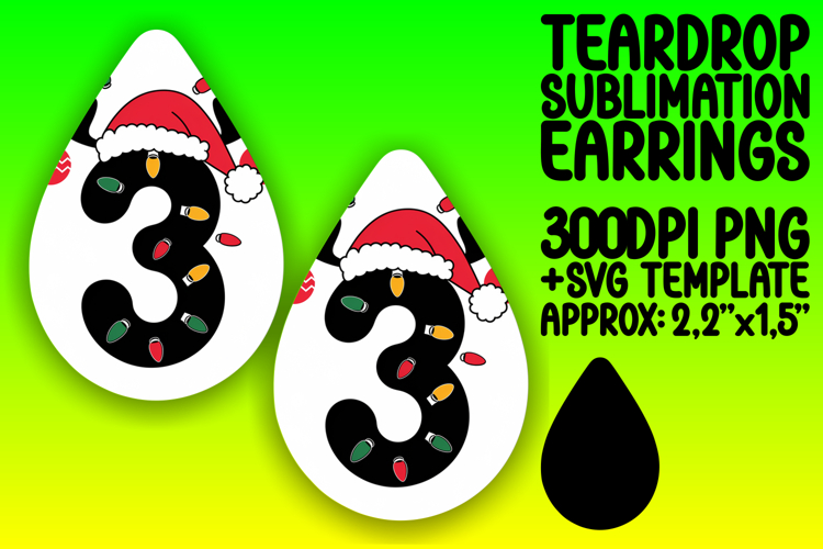 Elegant Teardrop Design for DIY , Christmas