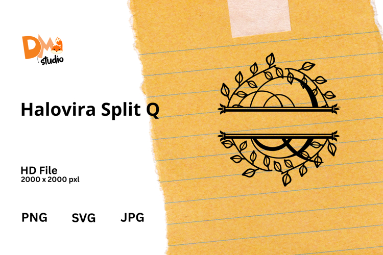 Halovira Split Monogram