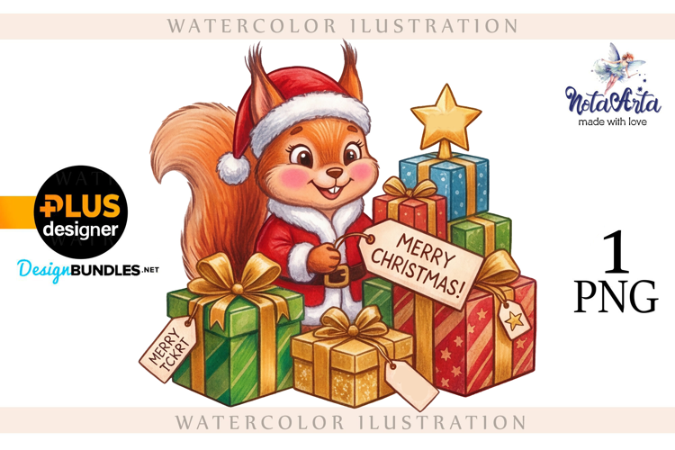 A Festive Christmas Squirrel’s Delight