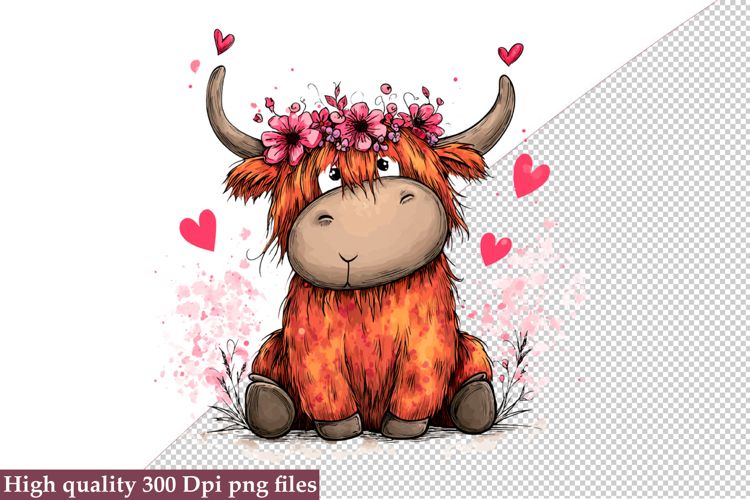 Cute Cow Clipart Image 12
