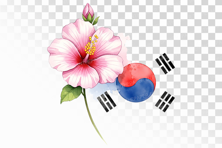 Mugunghwa Flower Taegeukgi National Symbols PNG Korean