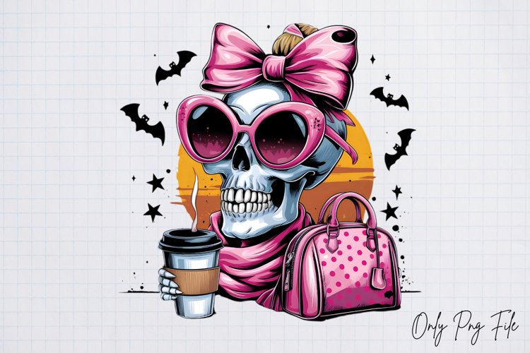 Funny Halloween Skeleton Clipart PNG
