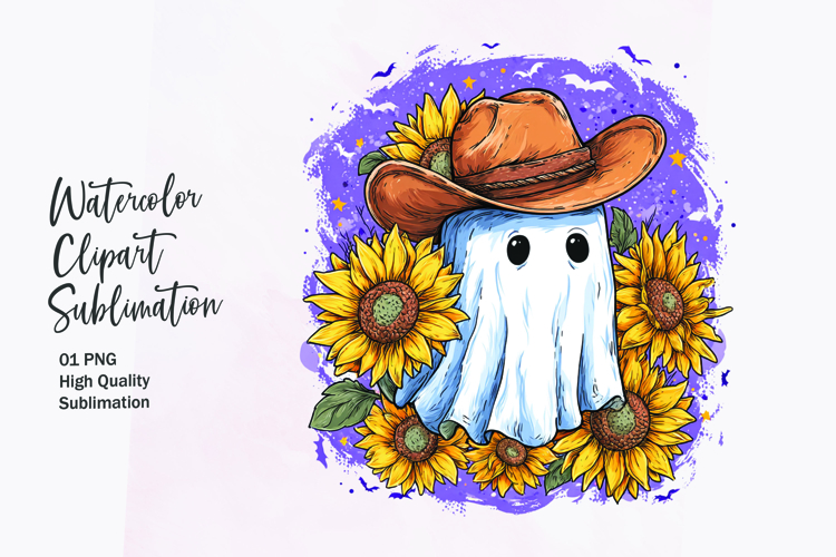 Watercolor Sunflower Clipart