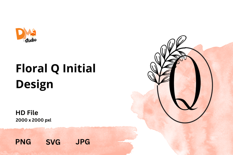 The Floral Initial Design