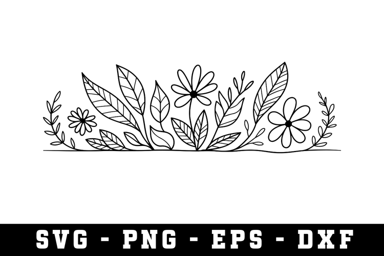 Wildflowers Svg Image 11