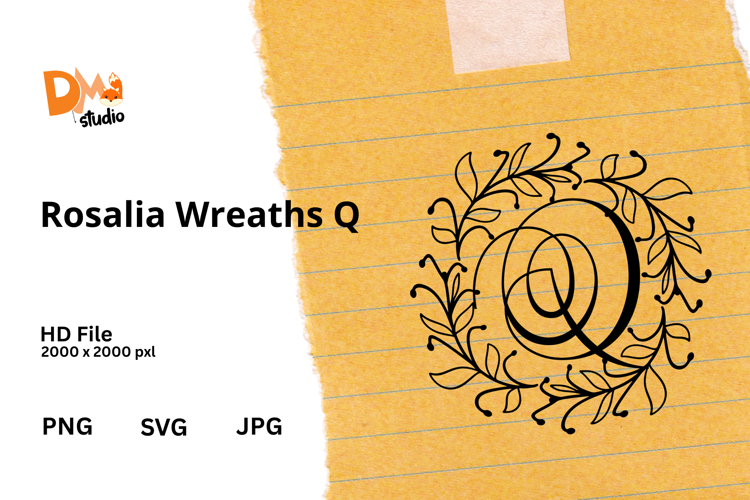 Rosalia Wreaths Monogram