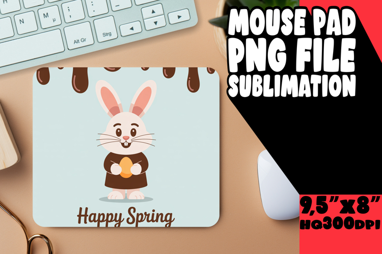 BLISSFUL DESK PAD GIFT MAGIC, Easter Bunny