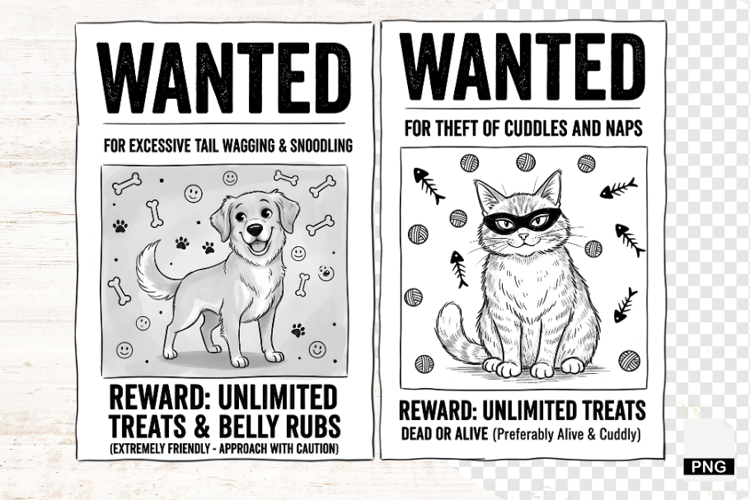 Wanted Animals PNG - Animals Clipart