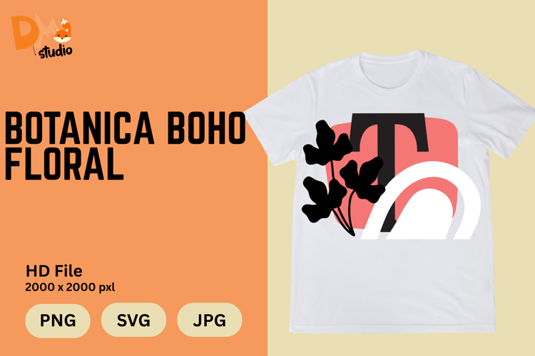 Botanica Boho Floral Monogram