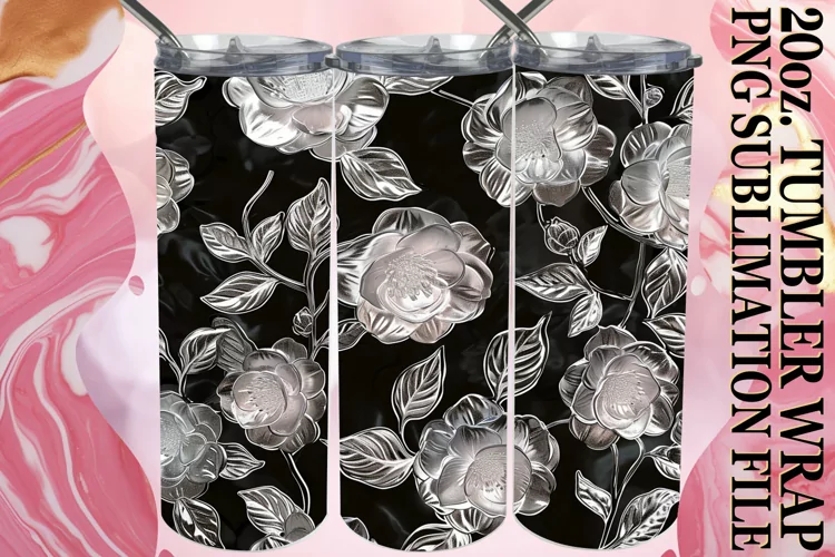 Spring Bloom in 3D Tumbler
