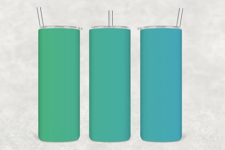 Ombre Gradient Tumbler Wrap Sublimation
