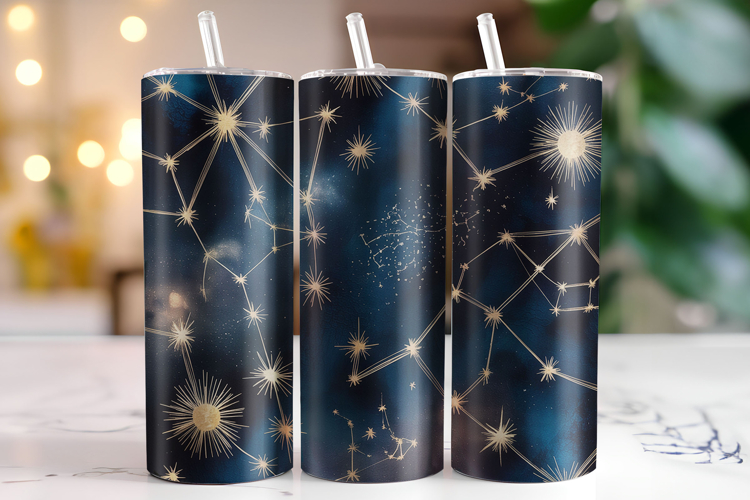 Celestial Tumbler Wrap | Sublimation | Tumblers