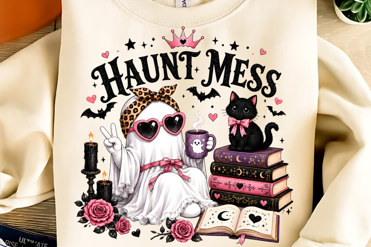 Funny Halloween Shirt, Spooky Season PNG, Ghost PNG