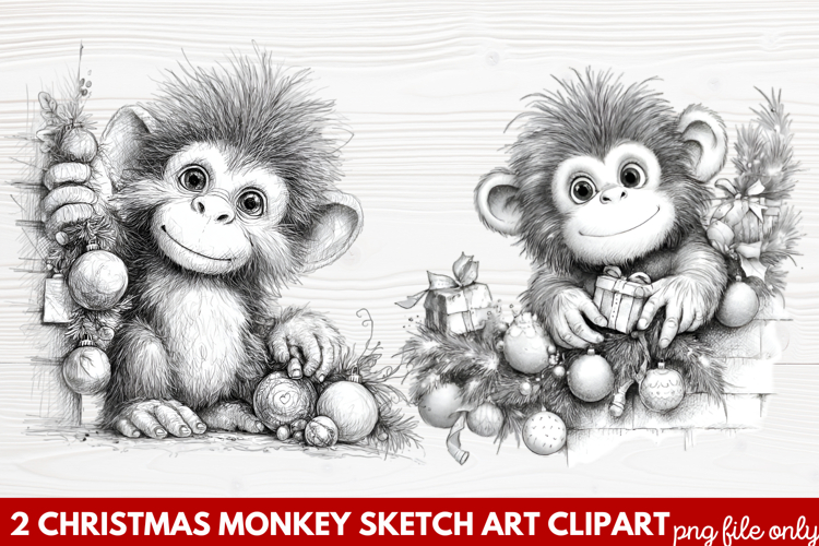 Vintage Christmas Clipart Image 11