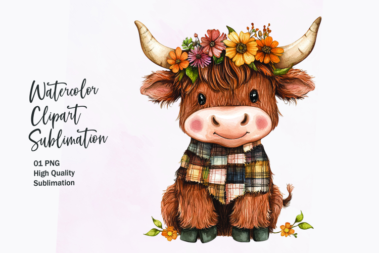 Highland Cow Clipart Image 4