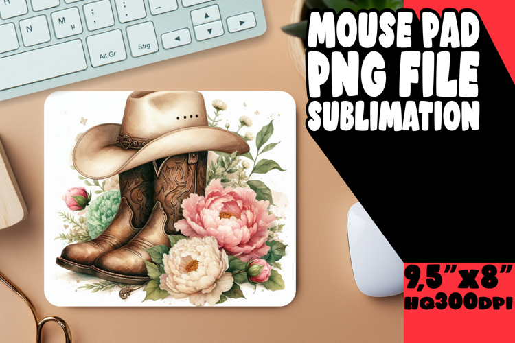 RADIANT MOUSE MAT SUBLIMATION IDEAS, Western