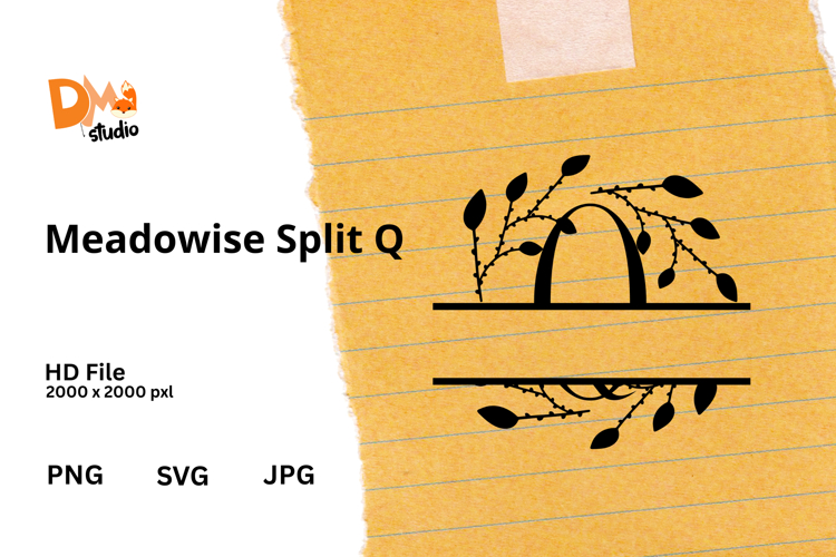 Floral Monogram Letter Svg Image 14