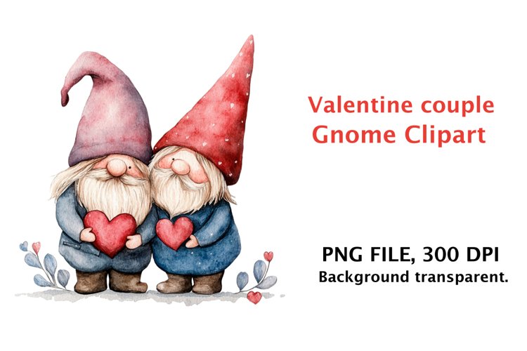 Valentine Gnome Clipart Image 19