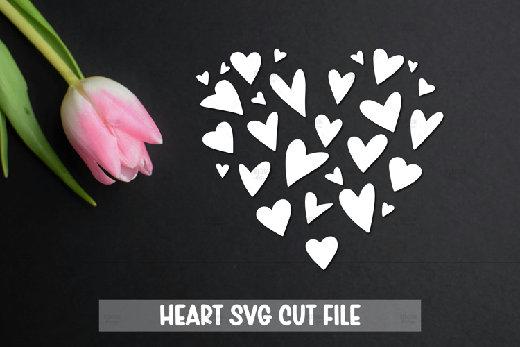 Heart SVG Cut File, Heart Vinyl Decal SVG