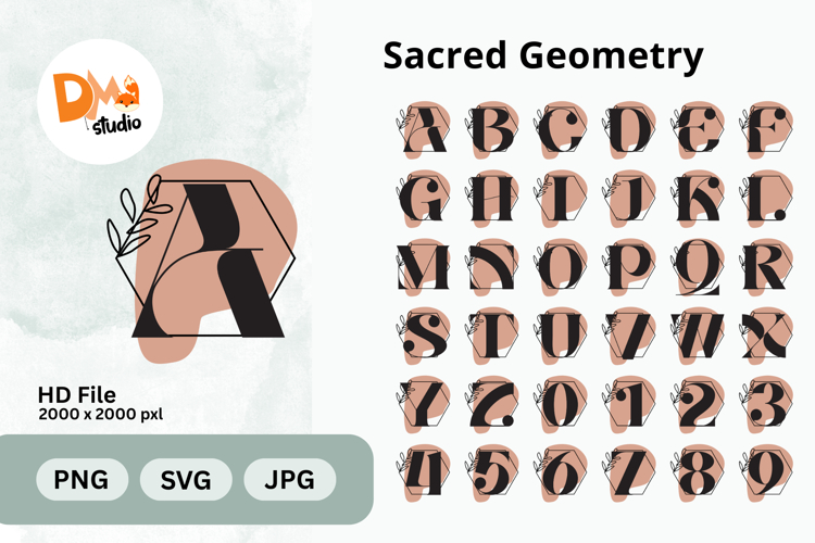 Sacred Geometry Monogram (6109127)