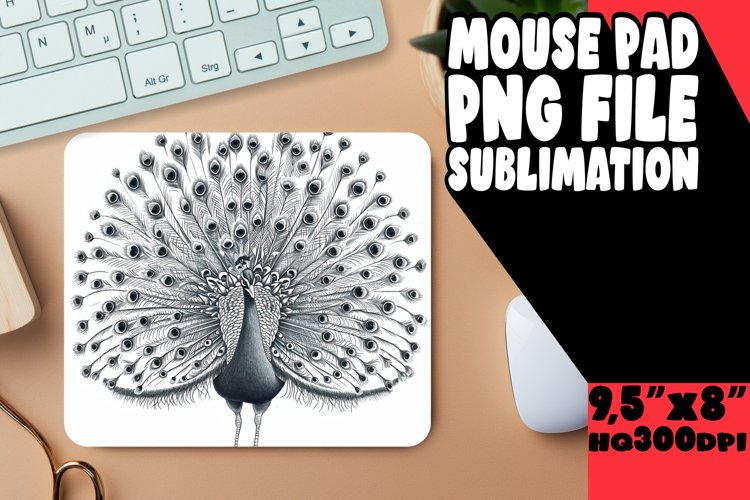 Enchanting Boho Creatures: Sublimation Mouse Mat Series
