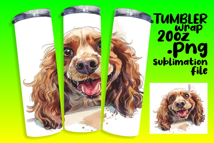 Amusing Peek-a-Boo Dog Tumbler - 20oz