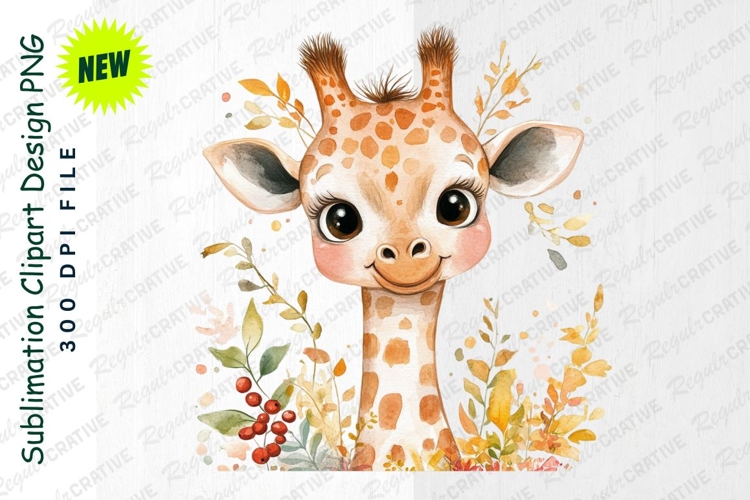 Giraffe Clipart Image 13
