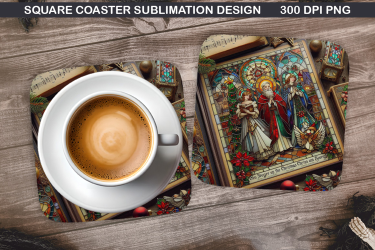Christian Coaster Sublimation, Christian Coaster PNG Design