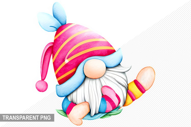 Easter Gnome Clipart
