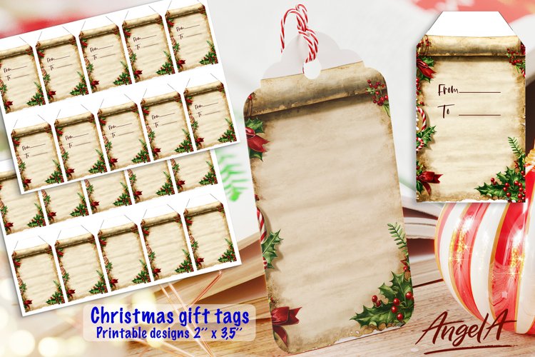 Christmas Gift Tag Templates Image 21