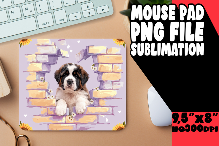 Radiant Mouse Mat Design Ideas, Cute Dog
