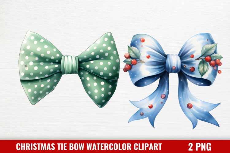Christmas Bow Clipart Image 12