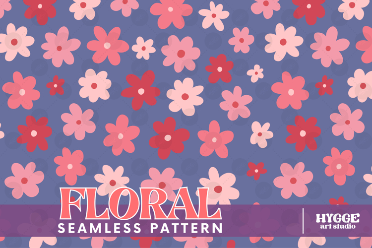 Retro Flowers Seamless Pattern Floral Png Sublimation Daisy