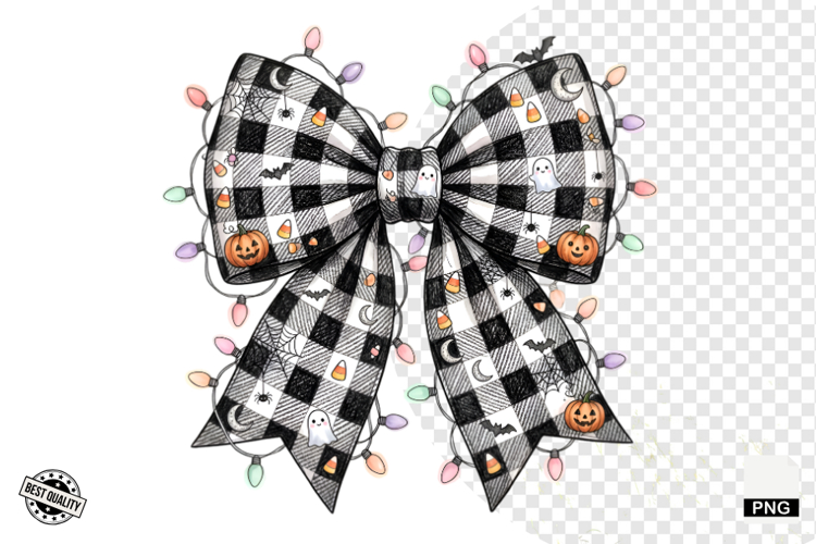 Halloween Bows & Lights Clipart