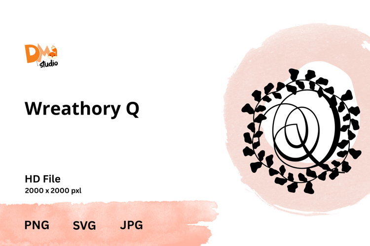 Wreath Monogram SVGs Image 6