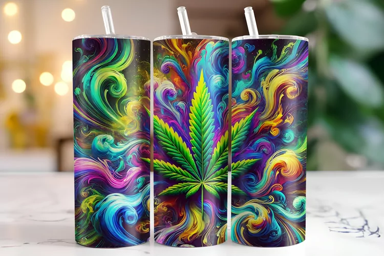 Marijuna Tumbler Wrap | Sublimation | Tumblers