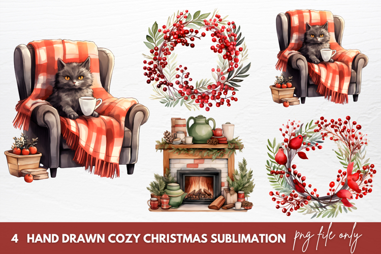 Christmas Watercolor Clipart Image 18