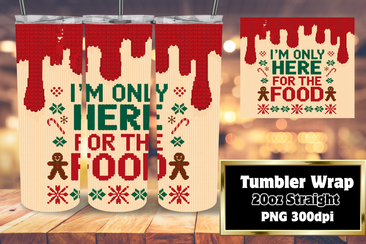 Inspired 20oz Tumbler Wrap Template , Holiday