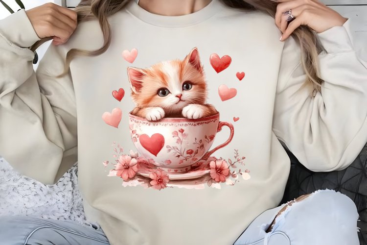 Cute Cat Clipart Image 11