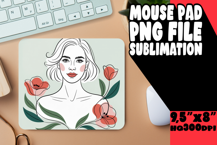 VIBRANT mouse MAT Innovative Design, Beauty Woman