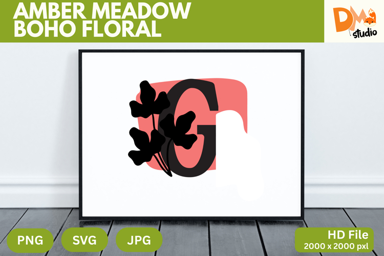 Boho Floral Svg Image 4